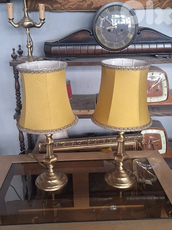 2 italian brass lamps 2