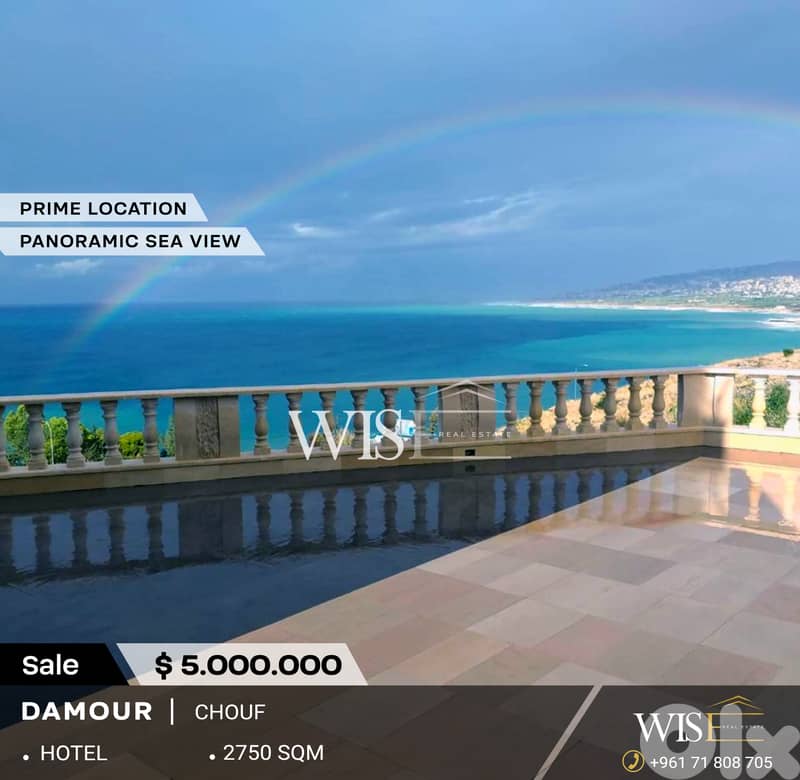 Stunning 2750 SQM Hotel for SALE in Damour – Chouf! 0