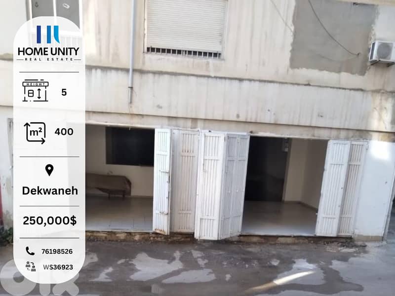 Warehouse for Sale in Dekwaneh, Metn 0