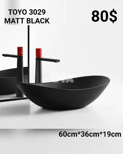 posee sinks black/grey . مغاسل أسود/رمادي