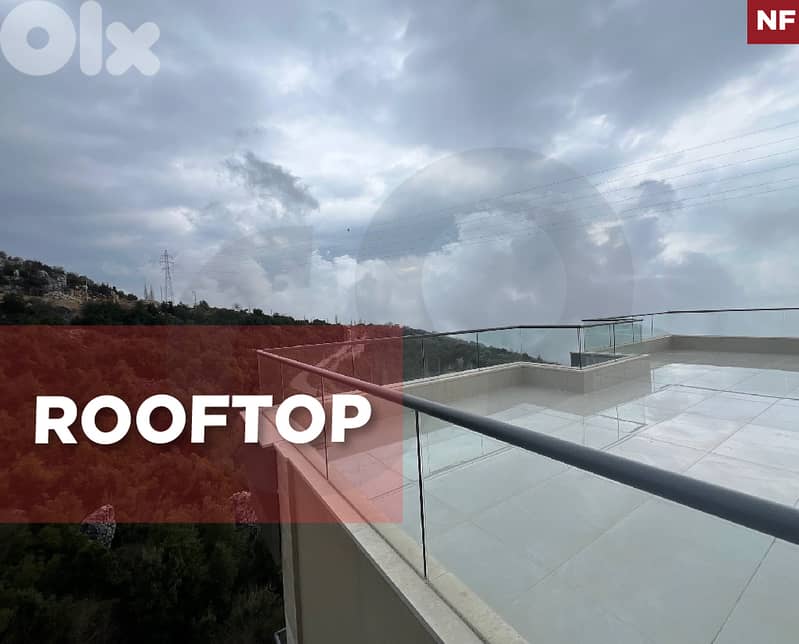 rooftop, terrace, 2 covered parking, Aachqout/عشقوت  REF#NF01796 0