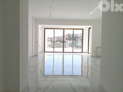 GF New Apartment for sale in Bsalim surrounded by a 205 sqm Terrace