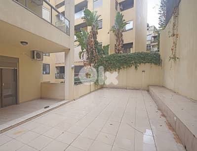 L20938- Spacious Apartment With Backyard Terrace For Sale in Mar Takla