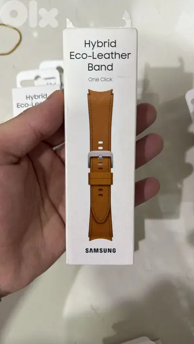 Samsung hybrid Eco-leather band camel
