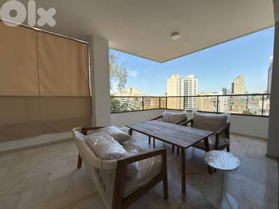 L20958 - Sunny & Charming Apartment with Terrace For Rent in Achrafieh