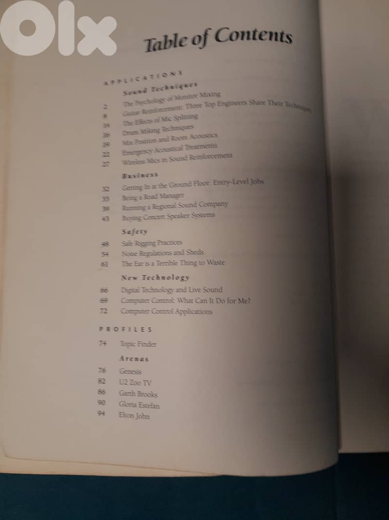 Concert Sound Tours (Book 176 Pages) 4
