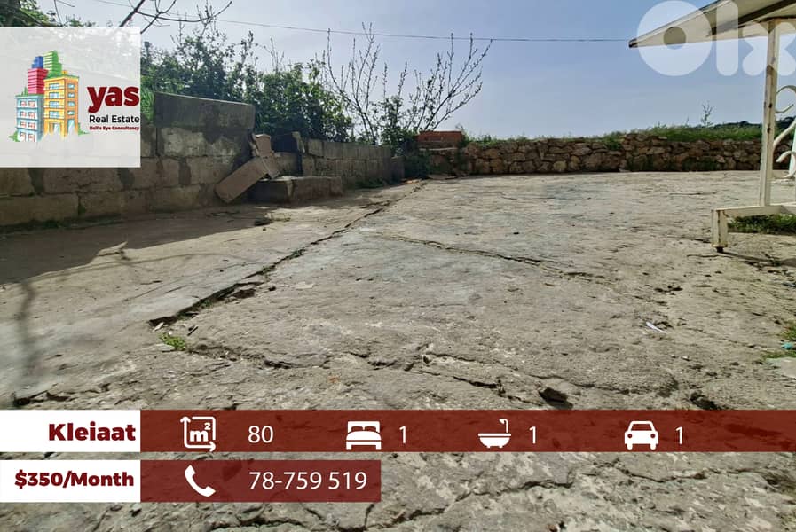 Kleiaat 80m2 | Terrace | Standard Flat | Open View | Lighted | KH 0