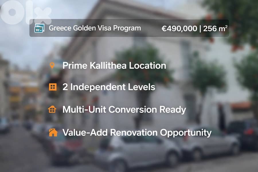 "Good Investment" 256m2 Residential Building,4sale Kallithea - Athens 0