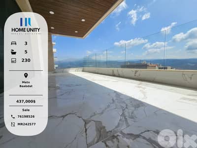 luxury apartment for sale in Baabdat, Metn luxury apartment for sale in Baabdat, Metn