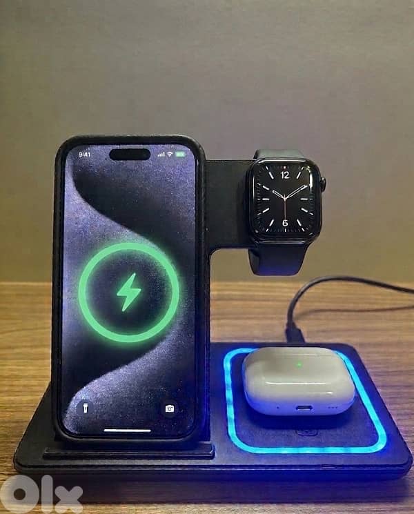 wireless 3-in-1 portable charger 0