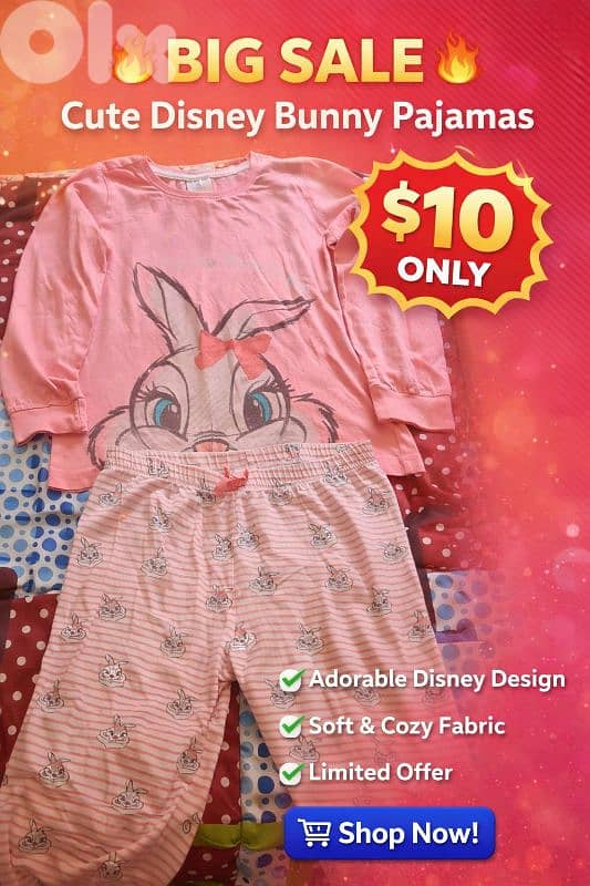 Pijama Disney bunny 0