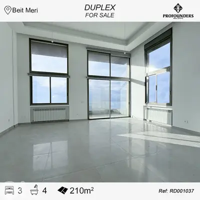 Duplex for sale in Beit Meri دوبلكس للبيع في بيت مري