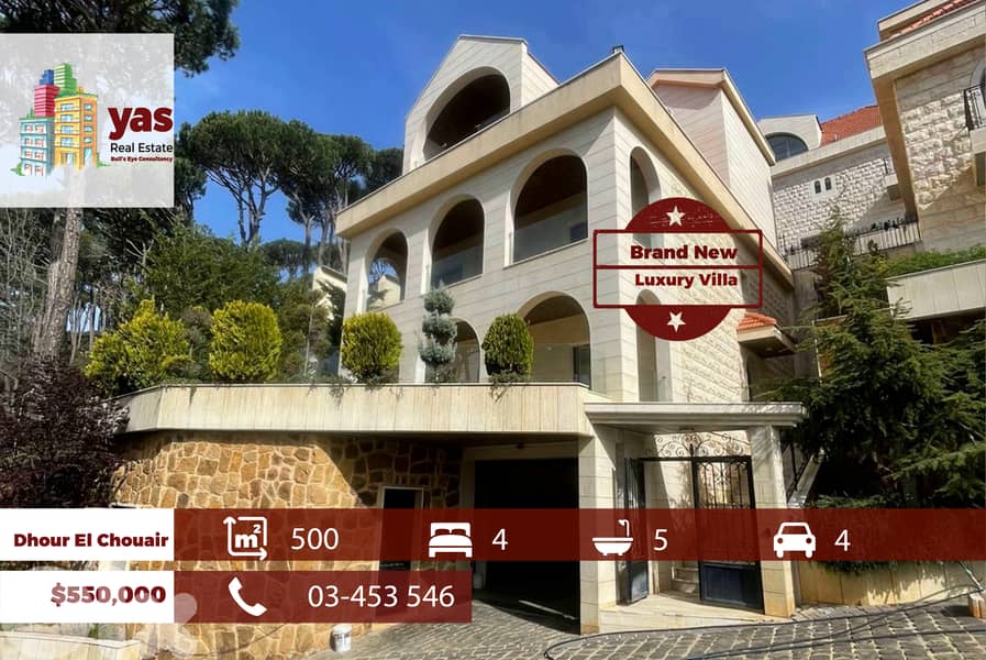 Dhour El Chouair 500m2 | Villa | Luxury | Mountain View | TCH 0