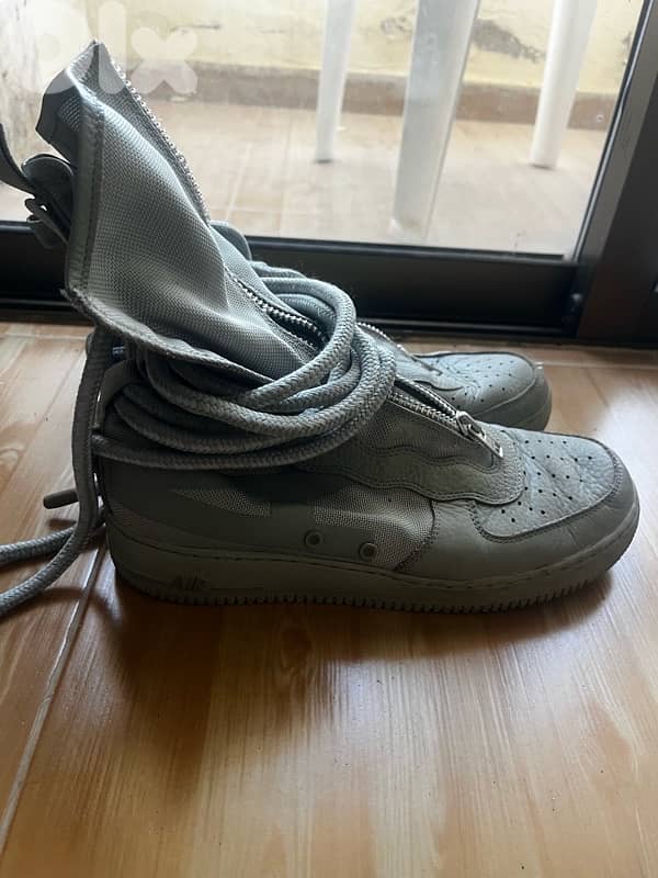 Nike SF Air Force 1 High (Grey/Dust) - Size 45 (US 11) 0
