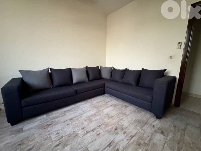 Couch Corner - L-Shape Sofa - Like New- اوضة قعدة زاوية 0