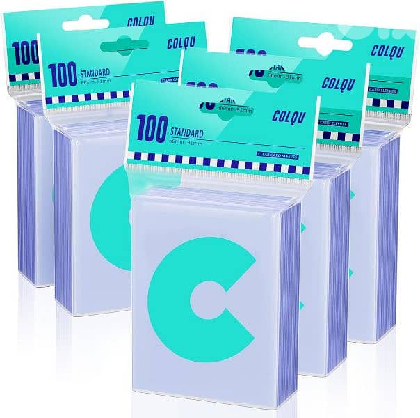 Card Sleeves - pack of 100 - clear 0