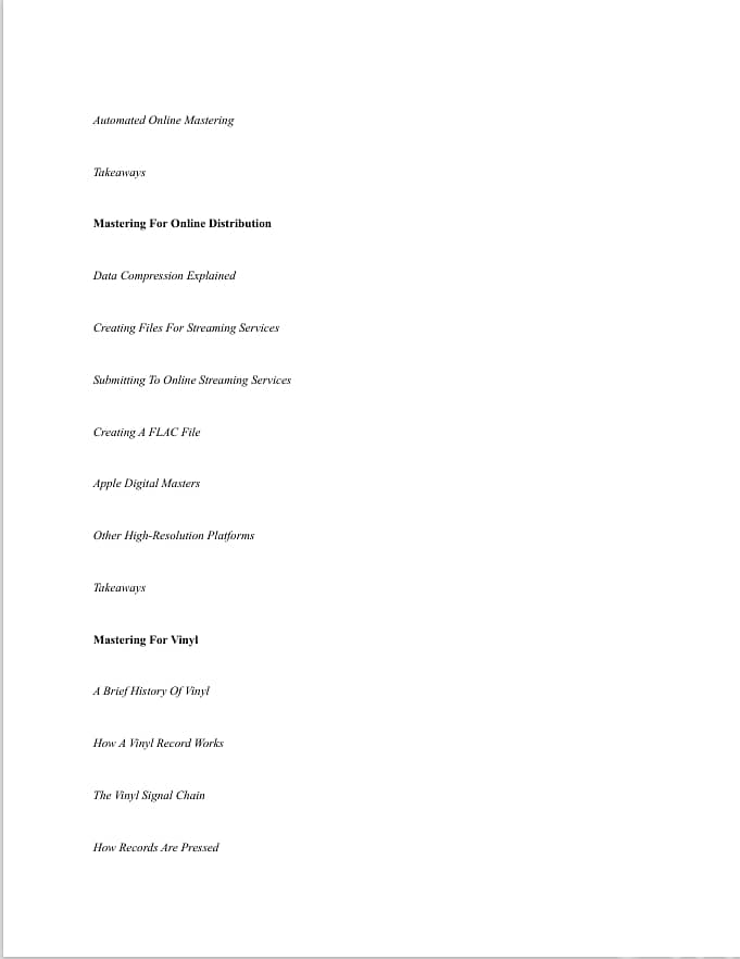 The Mastering Engineer's Handbook 5th Edition eBook by Bobby Owsinski 6