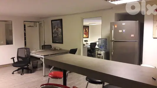 400 Sqm | Semi Furnished Office For Rent in Mansourieh|Sea View