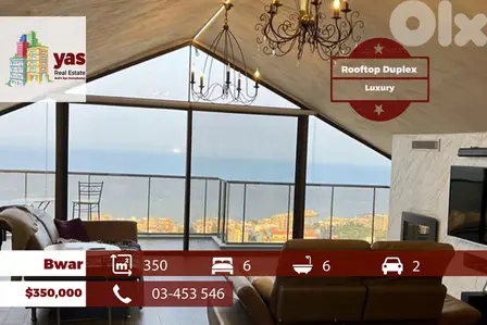 Bouar 350m2 | Rooftop Duplex | Astonishing View | Catch | MCH