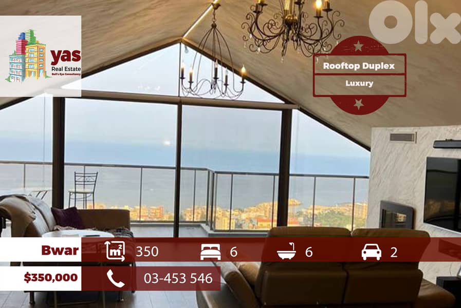 Bouar 350m2 | Rooftop Duplex | Astonishing View | Catch | MCH 0
