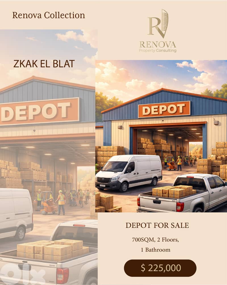 Depot for sale in Zkak El Blat 0