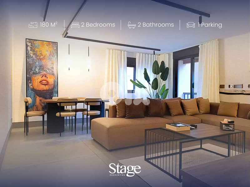 Fully Furnished 180sqm Apartment with Premium Amenities | Rent | Zalka 0