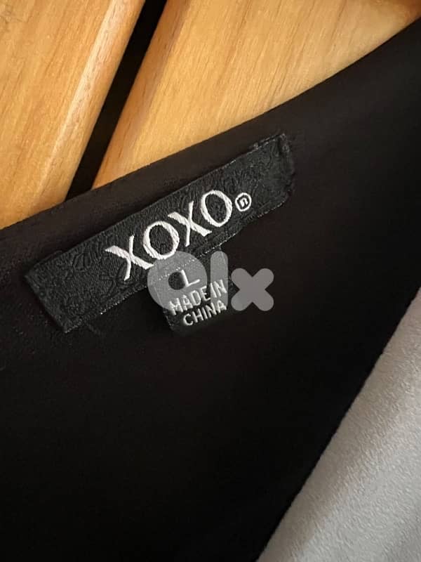 XOXO Black & White Artisanal Bloom Jumpsuit 7