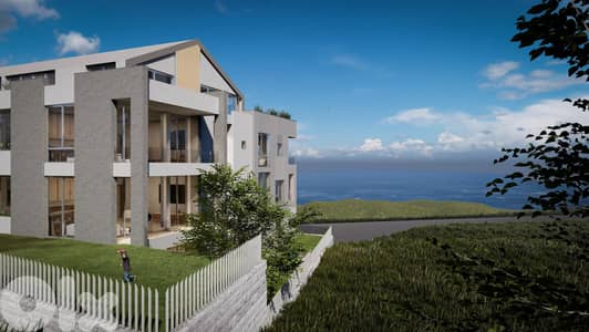 Apartment for sale in Kfaraabida/ Under construction/ Garden/ Seaview