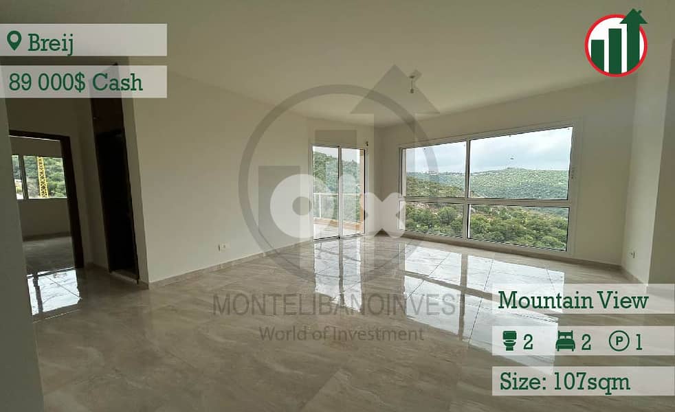 Apartment for Sale in Breij with mountain view !! 0