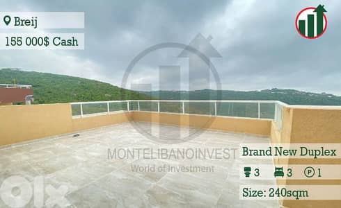 Enjoy your Terrace with Open view in Breij !!!