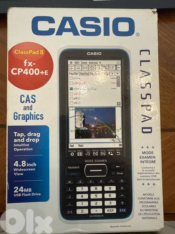 Casio ClassPad II fx-CP400+E calculator 0