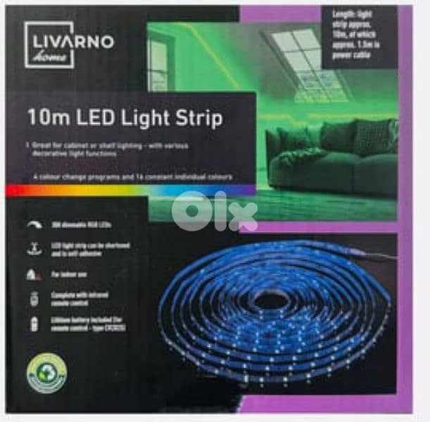livarno home 10M led strip light 0