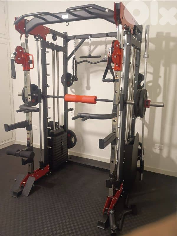 3 items/ multi-functional smith machine 0
