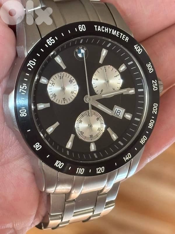 BMW Men Chronograph Watch by Tourneau-Swiss Movement ETA-Stainless Stl 2