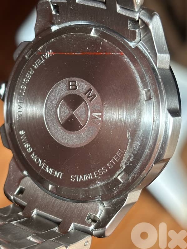 BMW Men Chronograph Watch by Tourneau-Swiss Movement ETA-Stainless Stl 3