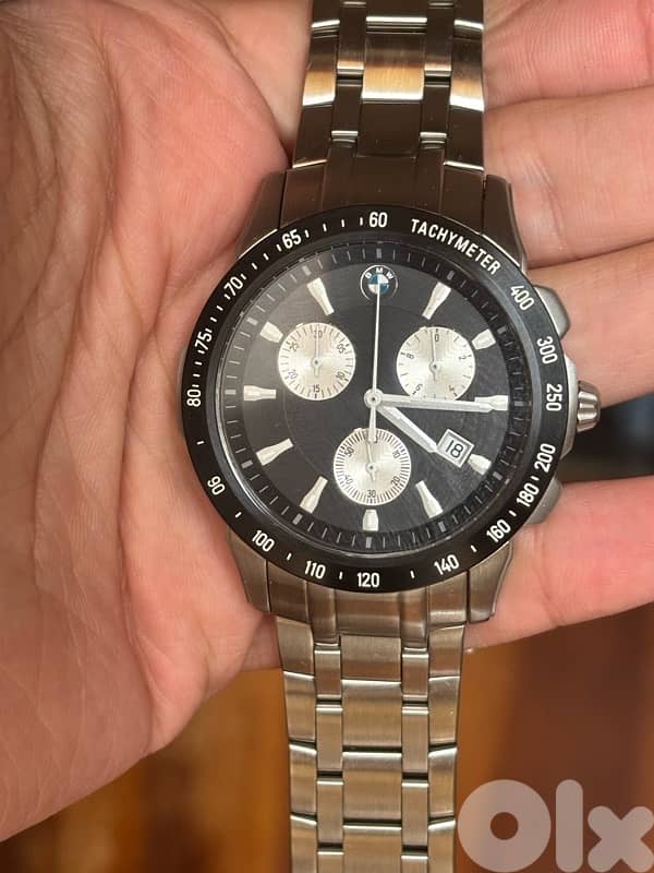 BMW Men Chronograph Watch by Tourneau-Swiss Movement ETA-Stainless Stl 6
