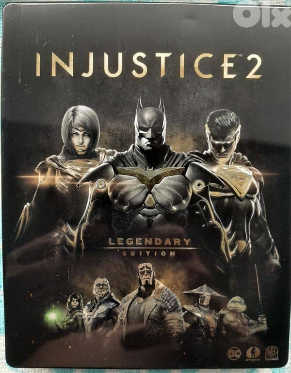 INJUSTICE 2 DAY ONE LEGENDARY STEELBOOK EDITION XBOX ONE complete VG 2