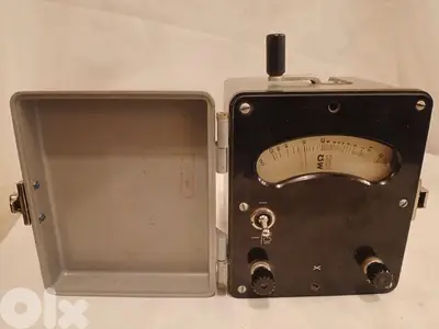 Antique ohm meter made in France Antique ohm meter made in France