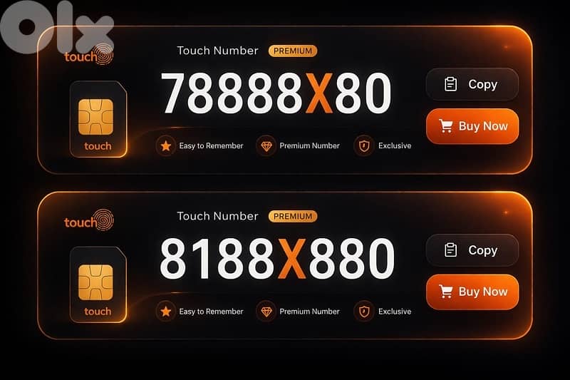 special numbers for sale 13
