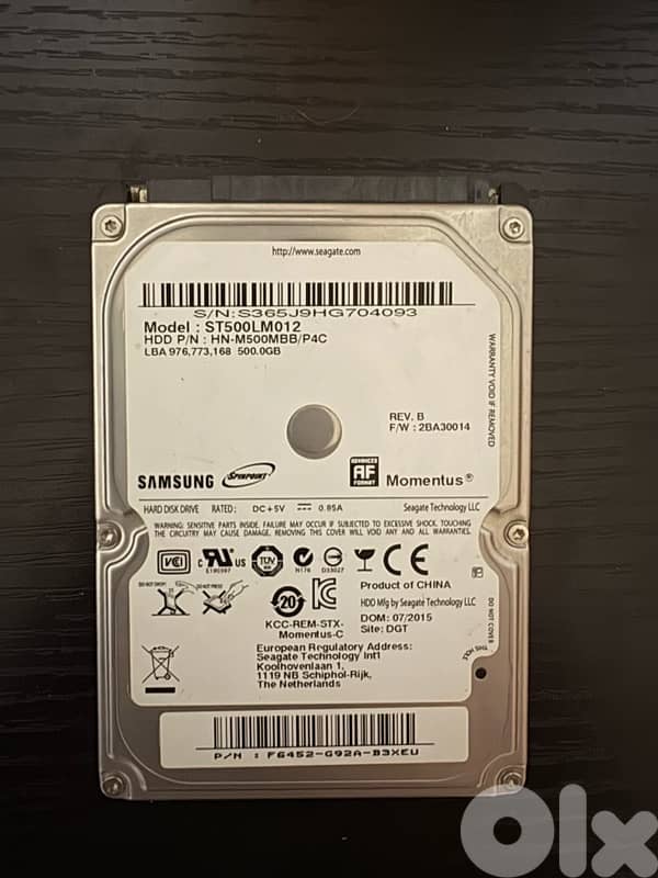 HDD 500GB 0