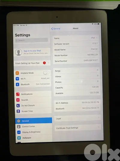 iPad air old