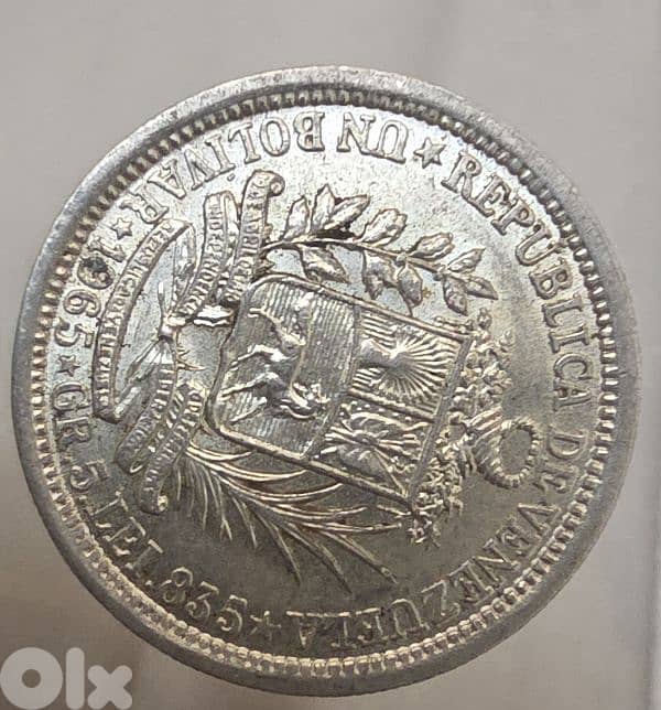 35g Silver Coin Lot – Venezuela Bolívar (1930s–1960s) – 83.5% Silver 4