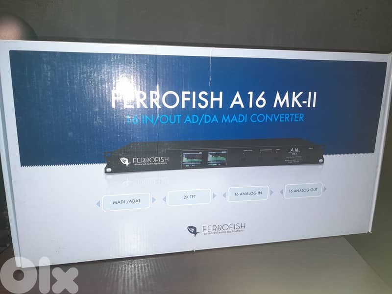 Ferrofish A16 MK-II Professional 16-Channel AD/DA Converter 0
