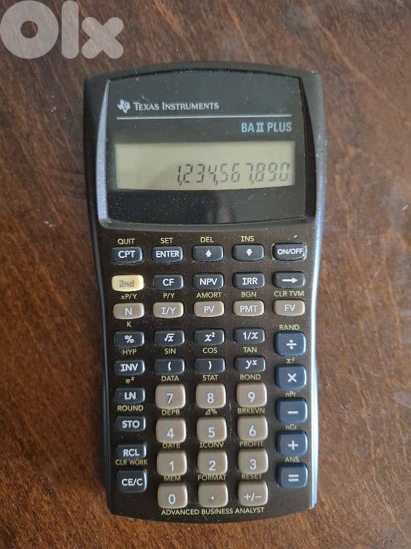 Texas Instruments BA II Plus Business Analyst 0