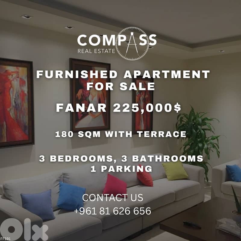 FURNISHED APARTMENT FOR SALE IN FANAR 0