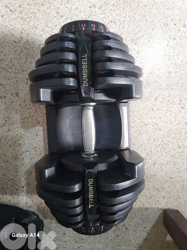bowflex adjustable dumbbells 0