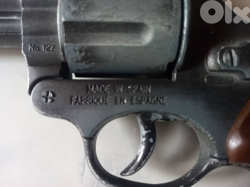 Vintage Kids toy metallic Gonher cap gun made in Spain 2