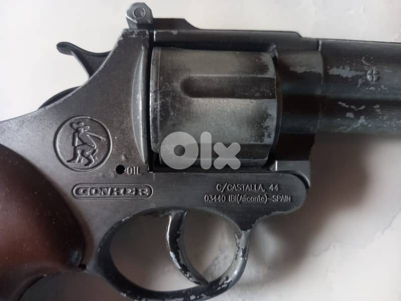 Vintage Kids toy metallic Gonher cap gun made in Spain 3