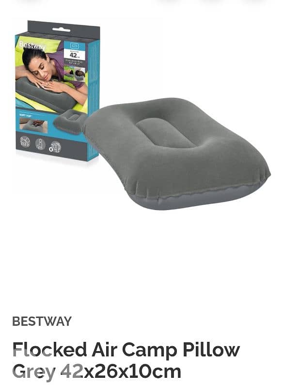 bestway camp pillow 1