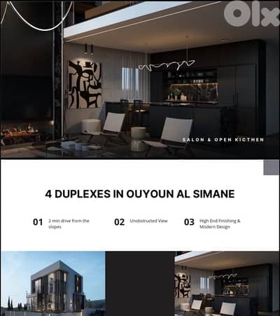 FARAYA OYOUN SIMAN PAYMENT FACILITIES duplexes for sale  NEAR SLOPES